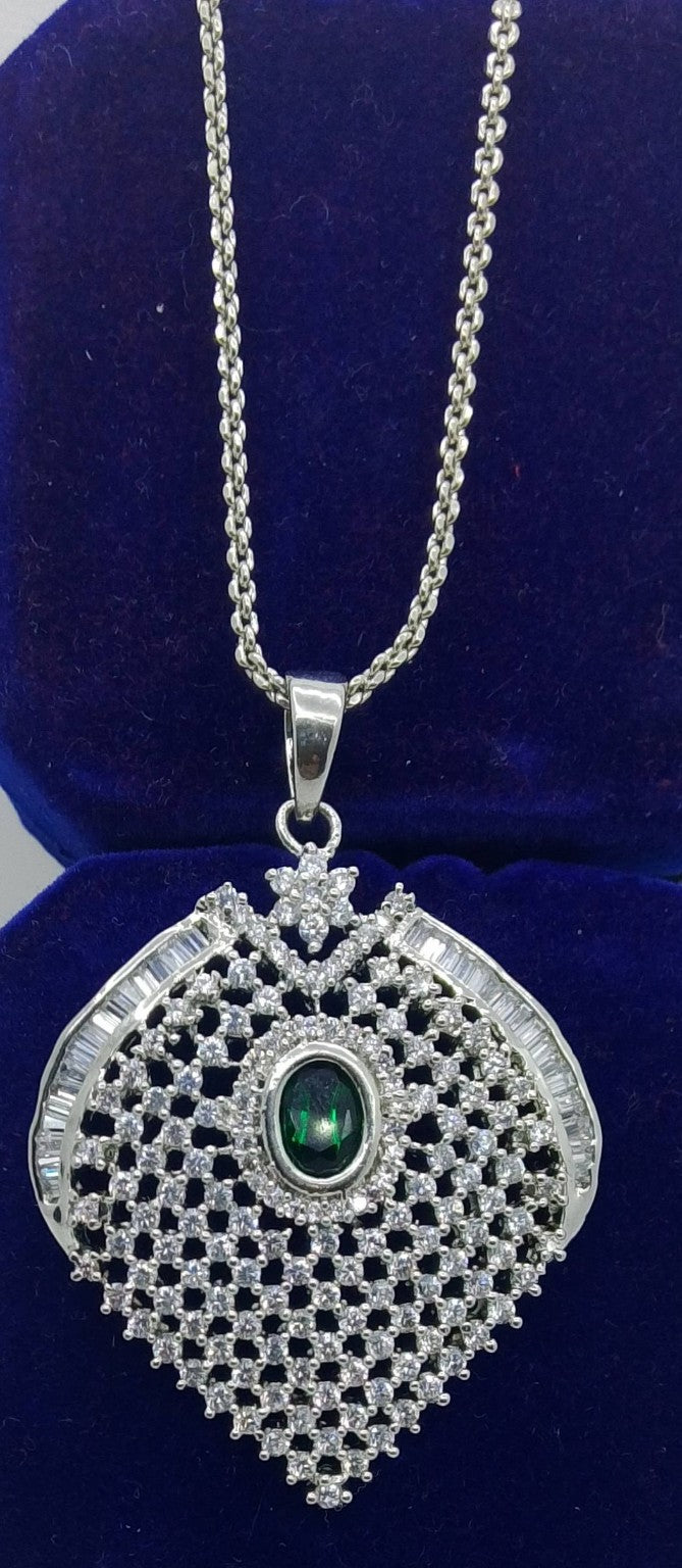 Royal Silver Sparkle Necklace