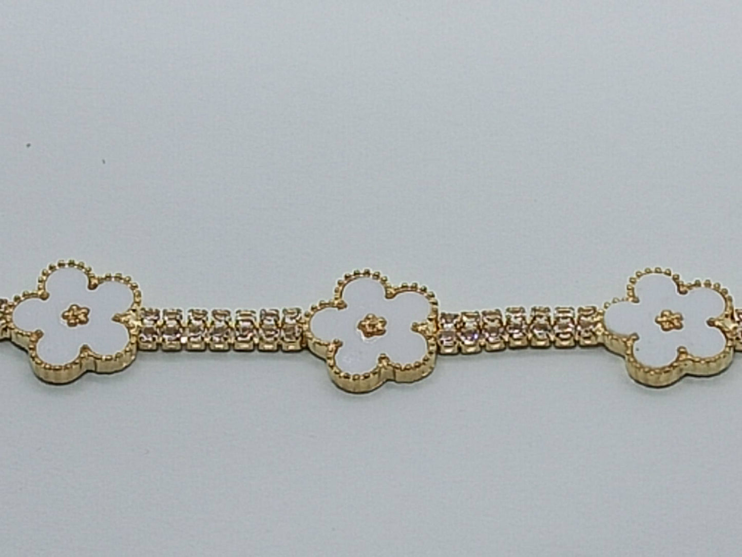 Floral Bloom Crystal Bracelet