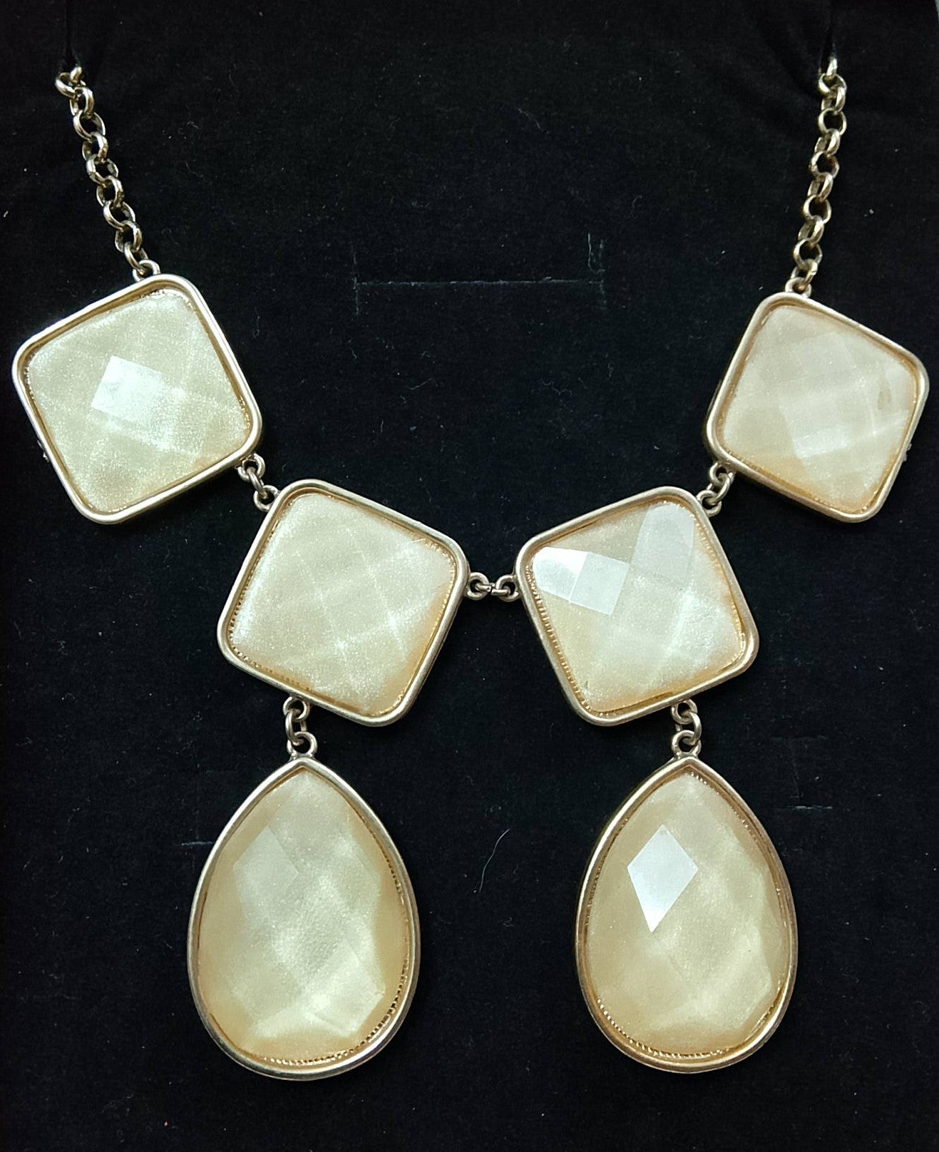 Golden Glow Statement Necklace