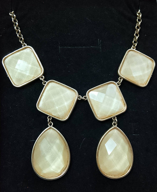 Golden Glow Statement Necklace