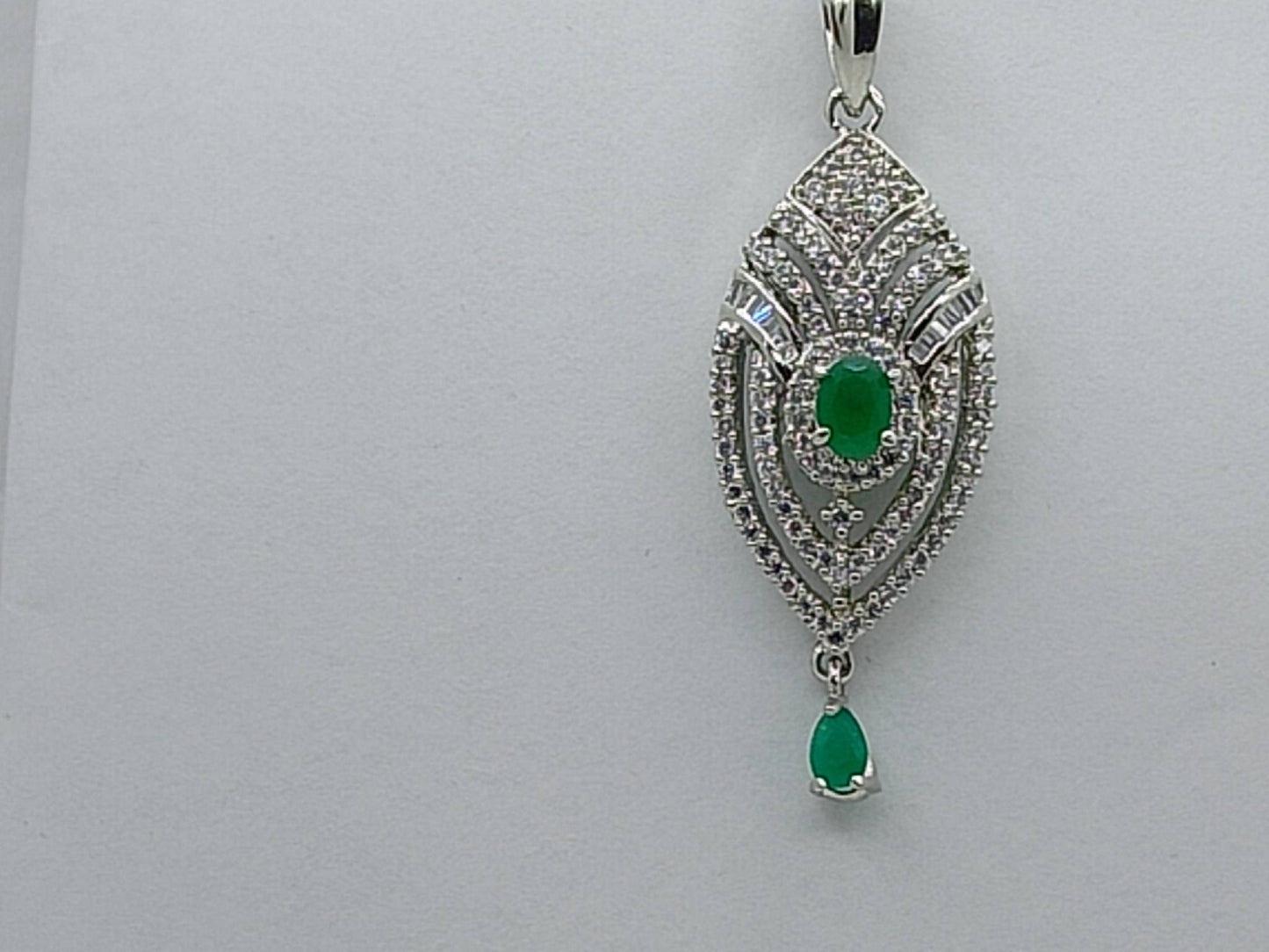 Royal Green Silver Necklace
