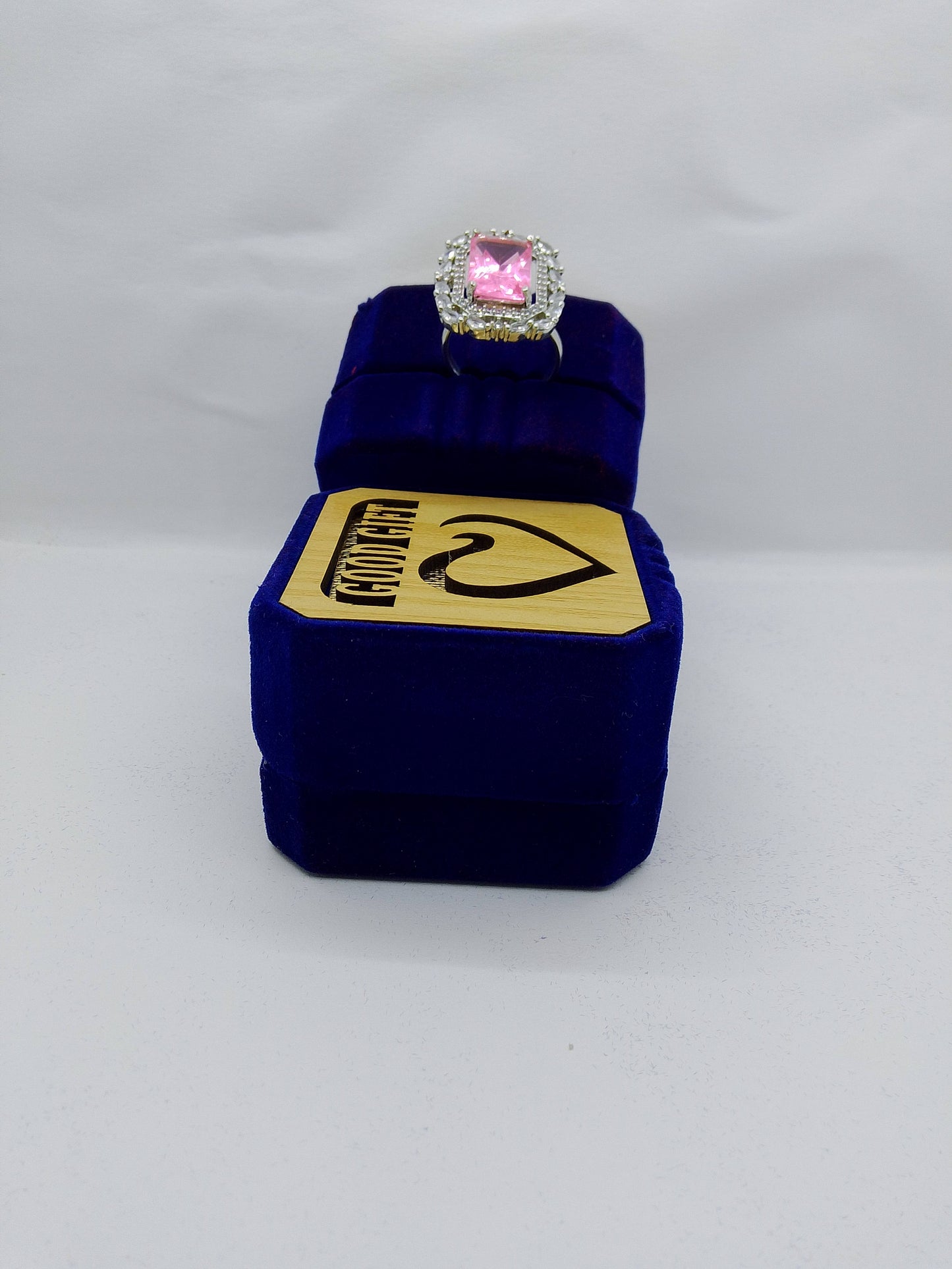 Princess Cut Sparkling Statement Ring