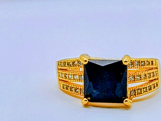 Midnight Majesty Gold Ring (Luxury Edition)
